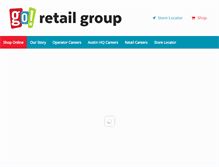 Tablet Screenshot of goretailgroup.com